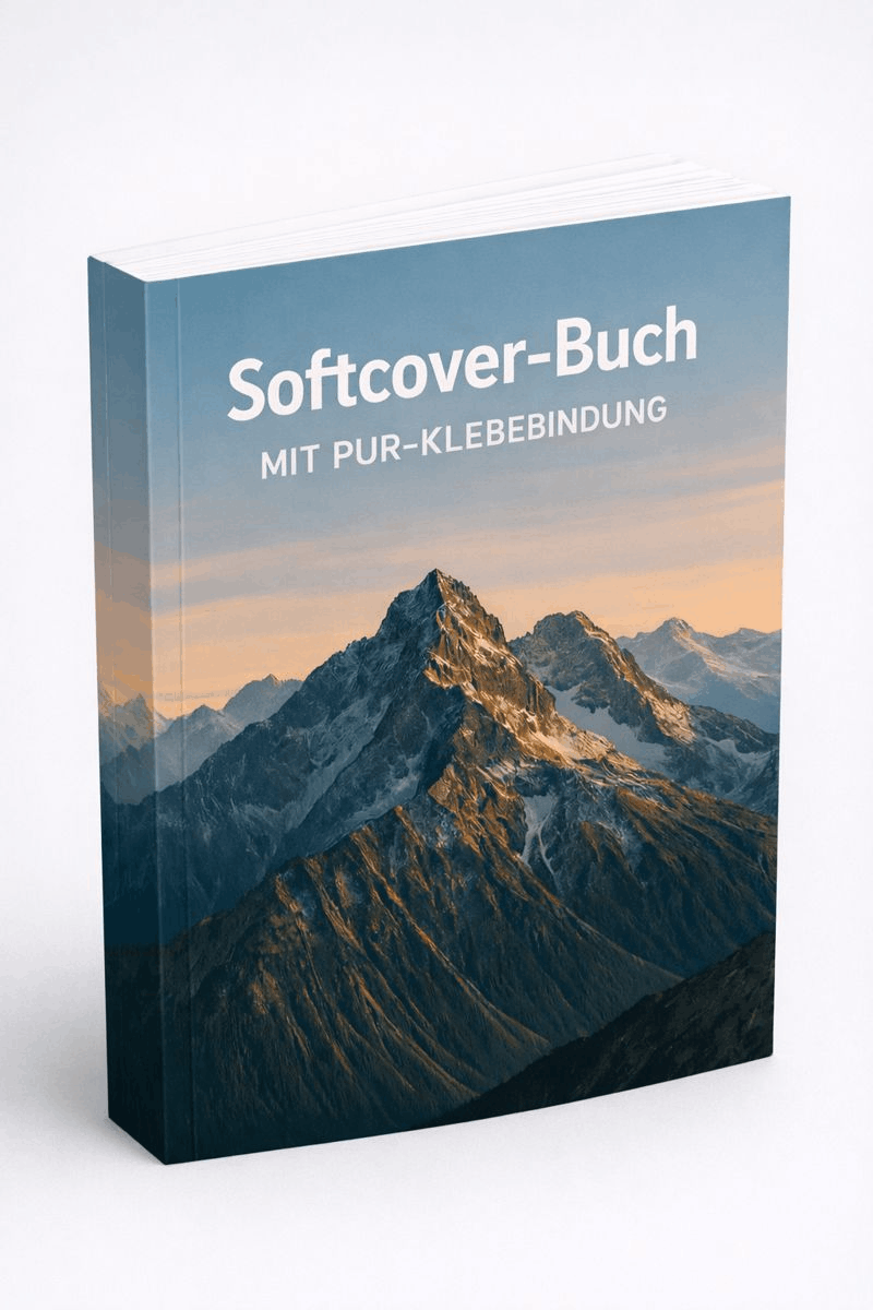 Bücher Klebebindung Softcover